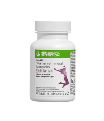 Formül 2 Vitamin & Mineral Kompleks (Kadın)